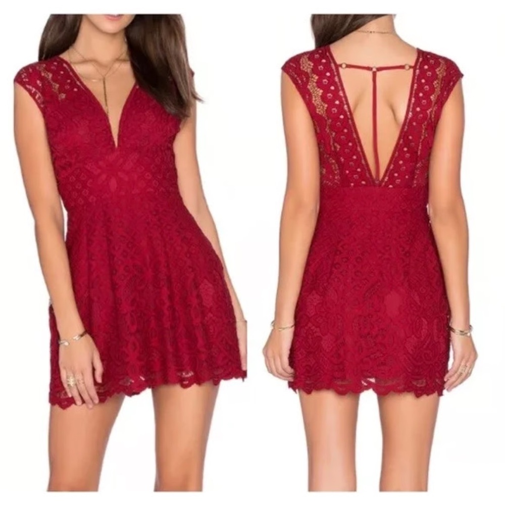 FREE PEOPLE one million lovers Lace Dress